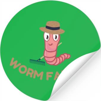 Discover worm farmer essential Stickers