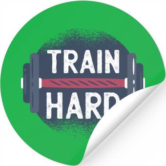 Discover Train Hard Stickers