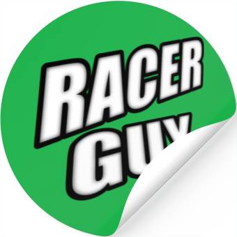 Discover Racer Guy - Racing Stickers