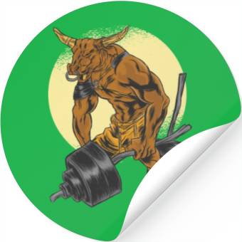 Discover MUSCLE MINOTAUR Stickers