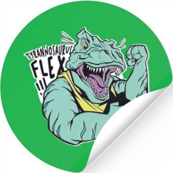 Discover Muscle Dinosaur Stickers
