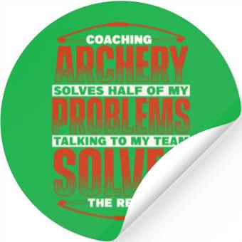Discover Archery Archer Bowman Stickers