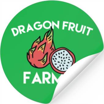 Discover Dragon Fruit Farmer Stickers