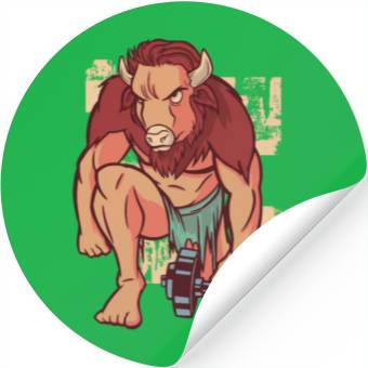 Discover Muscle Buffalo Stickers