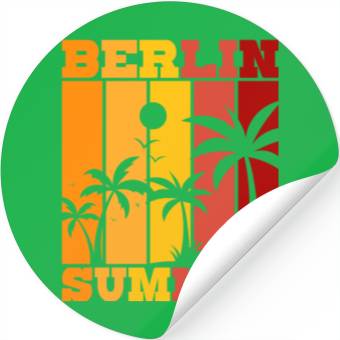 Discover Berlin summer Stickers
