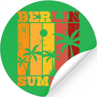 Discover Berlin summer Stickers