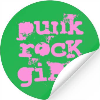 Discover Punk Rock Girl Stickers