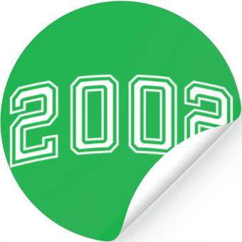 Discover White Year 2002 Stickers