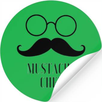 Discover mustache chef Stickers