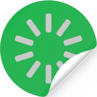 Discover circle buffer no connection Stickers