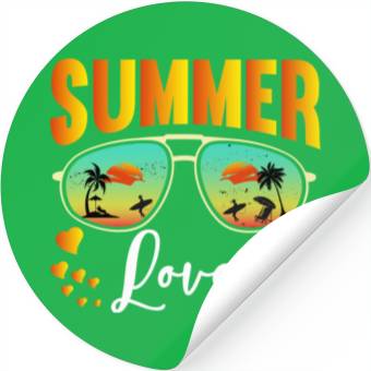 Discover Funny Design for summer Stickers