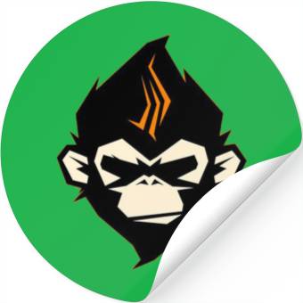 Discover VEGAN Gorilla Stickers
