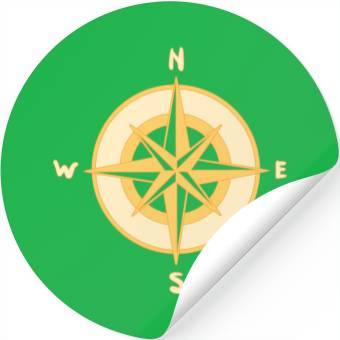 Discover Nautical Compass star / rose, cardinal directions Stickers