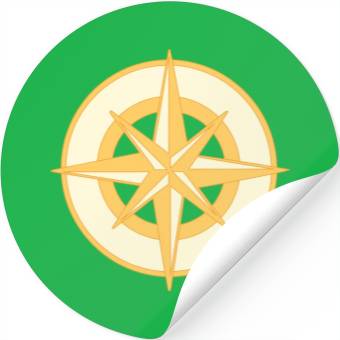 Discover Nautical Compass star / rose, cardinal directions Stickers