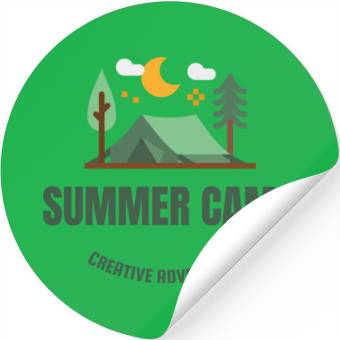 Discover Summer Camp Stickers