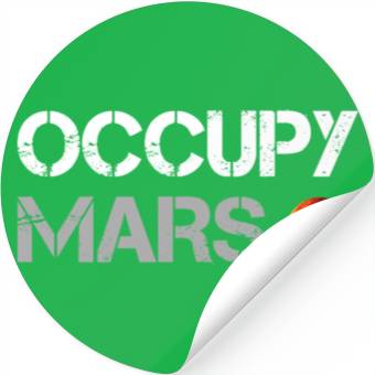 Discover OCCUPY MARS Stickers