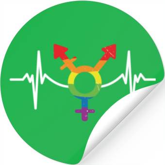 Discover Pride rainbow parade symbol Stickers