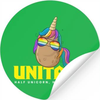 Discover Unitato Potato Unicorn Stickers