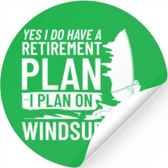 Discover Windsurfing Board Sail Paddle Windsurfer Stickers