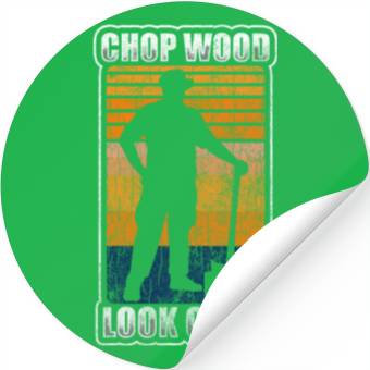 Discover Lumberjack Chainsaw Stickers