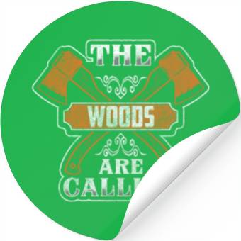 Discover Forest Forest Worker Job Stickers