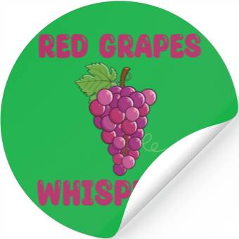 Discover Red Grapes Whisperer Stickers