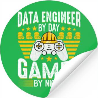 Discover Data Engineer - Funny Data Engineering Game Lover Stickers