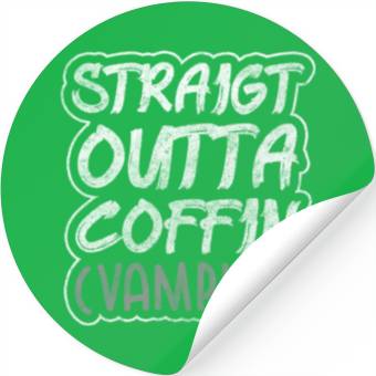 Discover Vampires Teeth Creepy Stickers