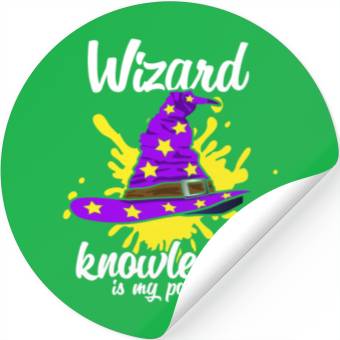 Discover Magician Proverbs Nerd Magic Hat Stickers