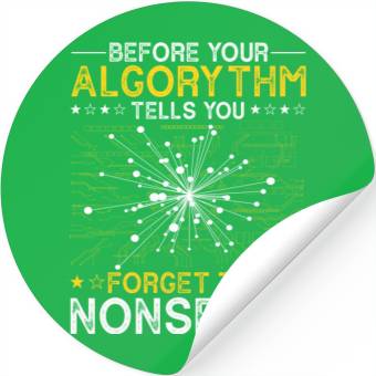 Discover Artificial Intelligence Algorithm Programmer Stickers