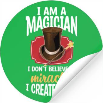 Discover Sorcerer Magic Magic World Stickers