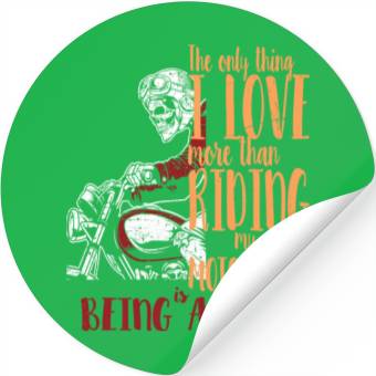 Discover Motorcycle Dad Stickers