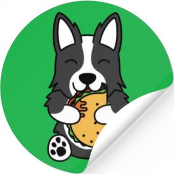 Discover Border Collie Taco Lover Stickers
