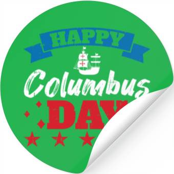 Discover Columbus Day Italian Pride Stickers