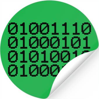 Discover BINARY NERD Stickers