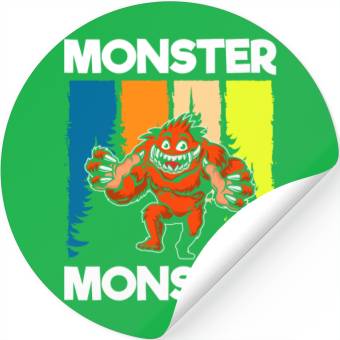 Discover Monster Colorful Big Sister Stickers