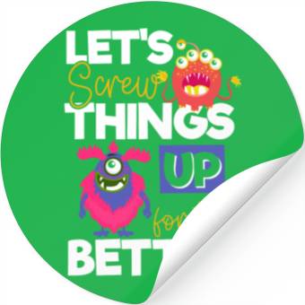 Discover Monster Comic Little Sister Stickers