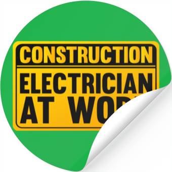 Discover Electrician Electrical Engineer Lineman Stickers
