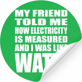 Discover Electrician Electrical Engineer Lineman Stickers