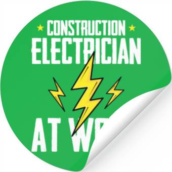Discover Electrician Electrical Engineer Lineman Stickers