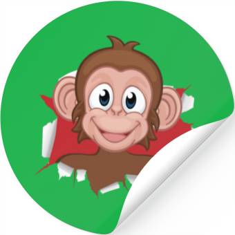 Discover Monkey Children Monkey Child Chimpanzee Stickers