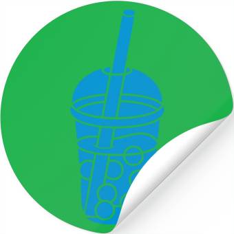 Discover Mug design bubble tea Stickers