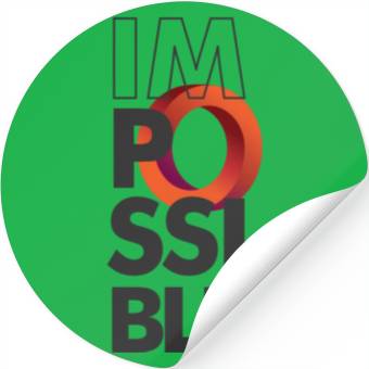 Discover imPossible Circle Stickers