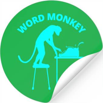 Discover Word Monkey Stickers