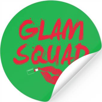 Discover Glam Squad Funny Makeup Cheer Stickers