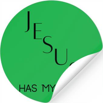 Discover Jesus Has My Back Stickers