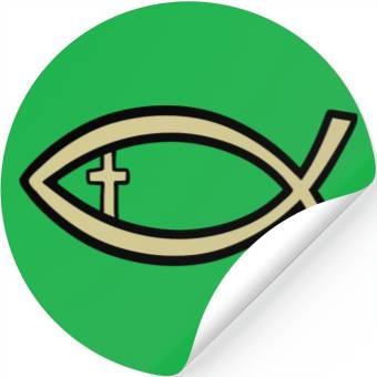 Discover Fish / Christian Fish Stickers