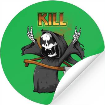 Discover Hard rock deadly Stickers