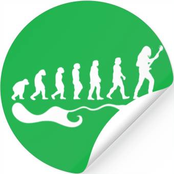 Discover Guitar player evolution Stickers
