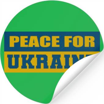 Discover Peace for Ukraine Peacemaker Gift Stickers